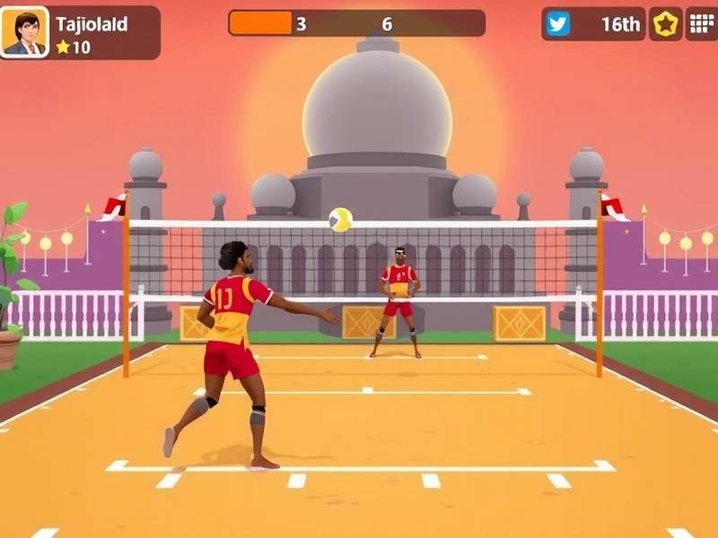Taj Volley Royals Gameplay Screenshot